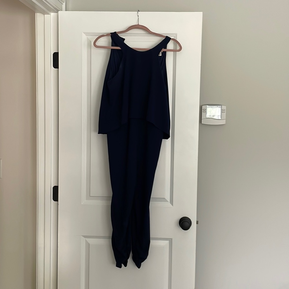 Blue jumpsuit